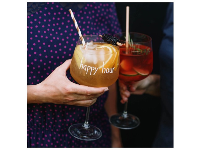 Set 2 calici cocktail happy hour, 82cl