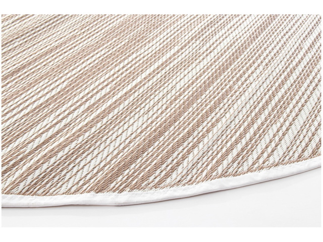 Tappeto akilah beige, ø 180 cm