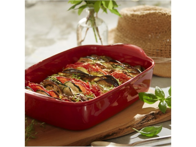 Piccola pirofila rettangolare 30x19xh6,5 cm - grand cru