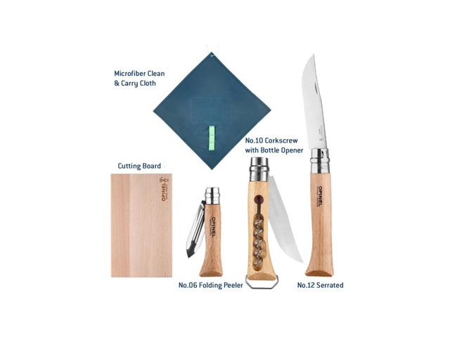 Kit da cucina nomade con apribottiglie