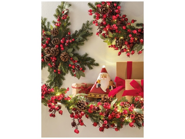 Christmas in love, ghirlanda tonda ø 50 cm