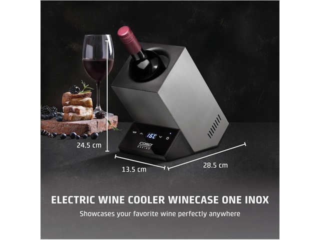 Raffredatore di vino winecase one inox