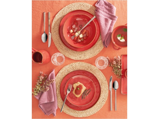 Concerto corallo, piatto fondo, ø 21 cm