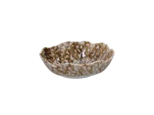 Reef, piatto fondo coupe marine in porcellana - 23x20 cm