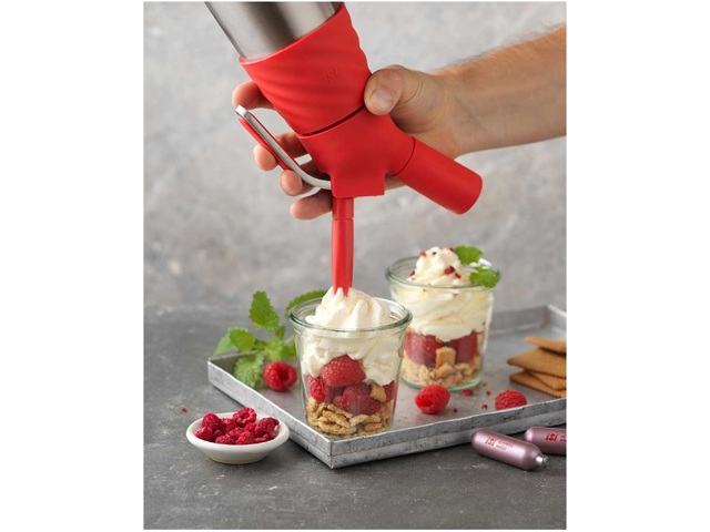 Sifone creative whip 0,5 l, rosso