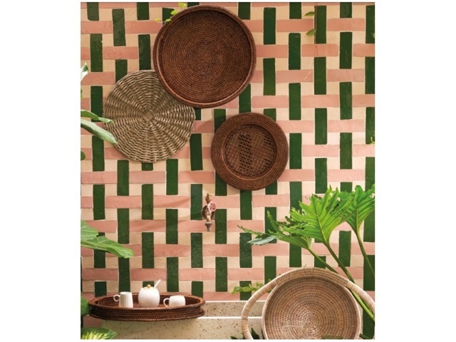 Botanio, porta tovaglioli bianco 22x22x6 cm