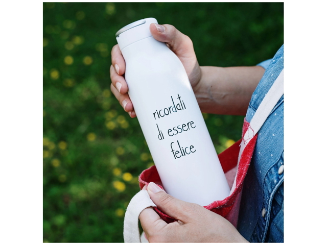 Borraccia termica ricordati di essere felice - 0,5 l