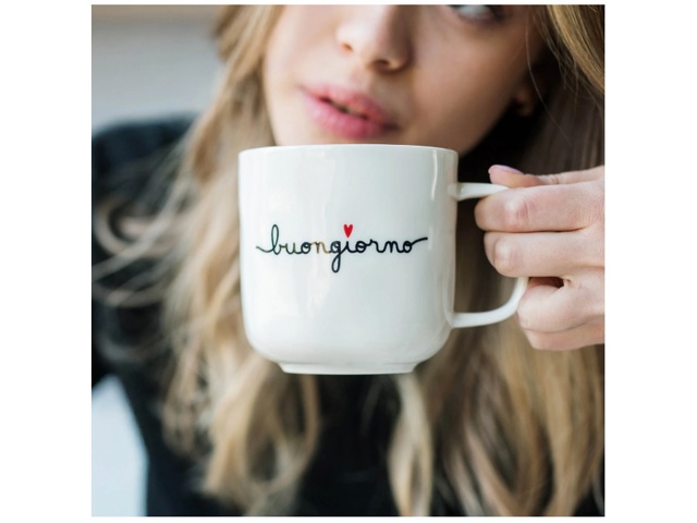 Mug bianca buongiorno