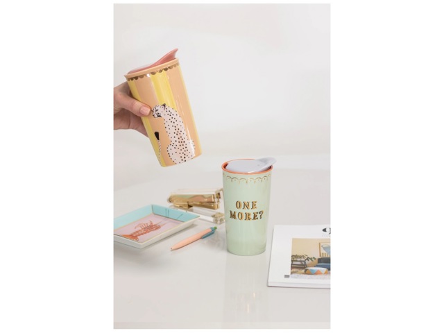 Cheetah, mug da viaggio in ceramica 300 ml