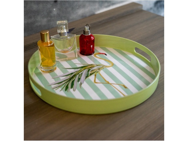 Vassoio rotondo fenicottero ø33 cm