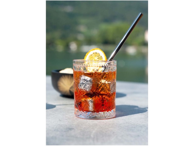 Set 6 cubetti raffredda drink riutilizzabili in acciaio inox