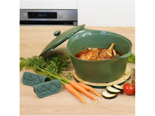 Coppia di presine per cocotte - felce