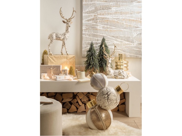 Incanto reale, renna seduta 30x15x42h cm