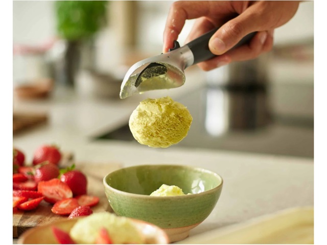 Elevate, paletta per gelato grigia