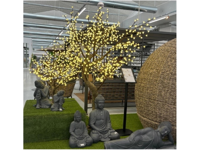 Albero lucent h120, 336 led classic