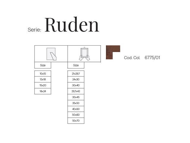 Cornice ruden, serie design