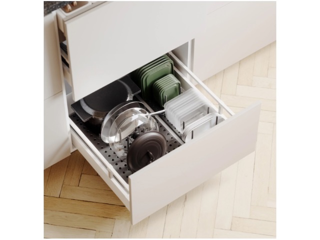 Peggy, set organizer regolabile carbone