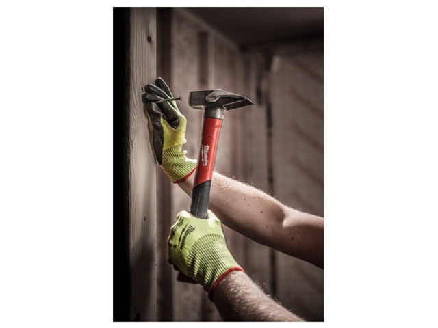 Martello con manico in fibra di vetro, tipo tedesco - 800 g