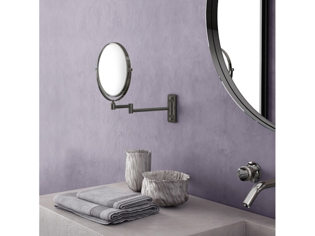 Gaia specchio ingranditore gun metal