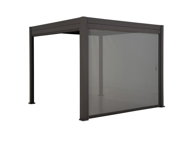 Tenda rullo per pergola ocean lato 3.6m antracite