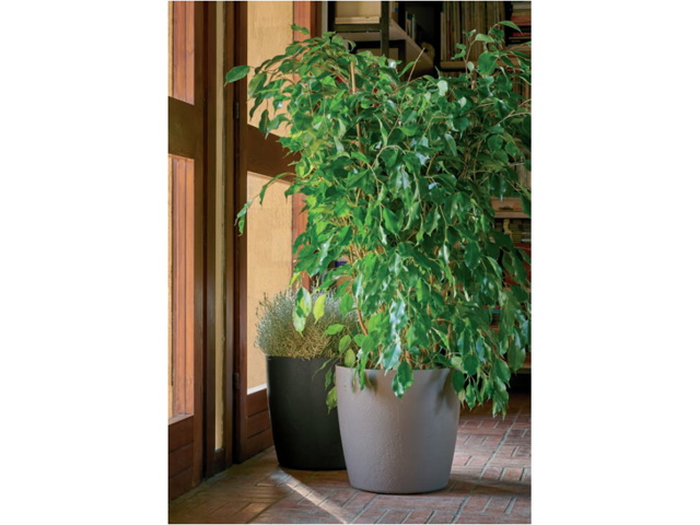 Milano matte, coprivaso antracite 35x34 cm