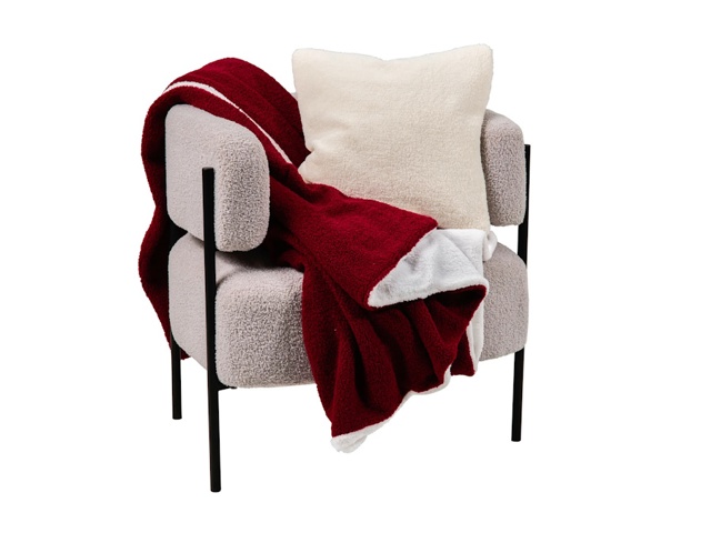 Teddy - plaid rosso soft touch