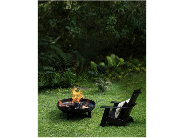 Braciere efesto tondo, ø50x21h cm, nero