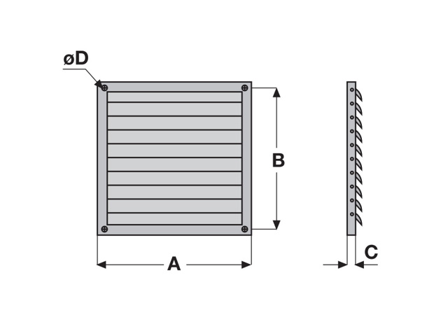 Serranda a gravità, serie ies-iem-iel-iem, s56