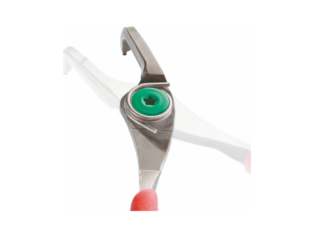 Pinze a becchi piegati a 90° per anelli elastici interni - art. 127 pn