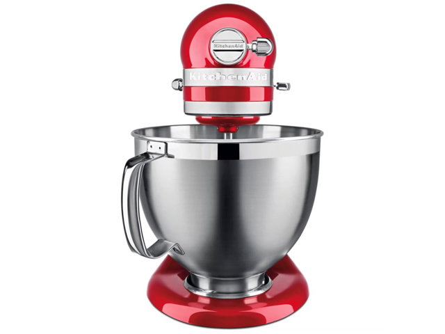 Artisan, planetaria 5ksm185pseca con testa reclinabile 4,8 lt, accessori in acciaio inox, candy apple