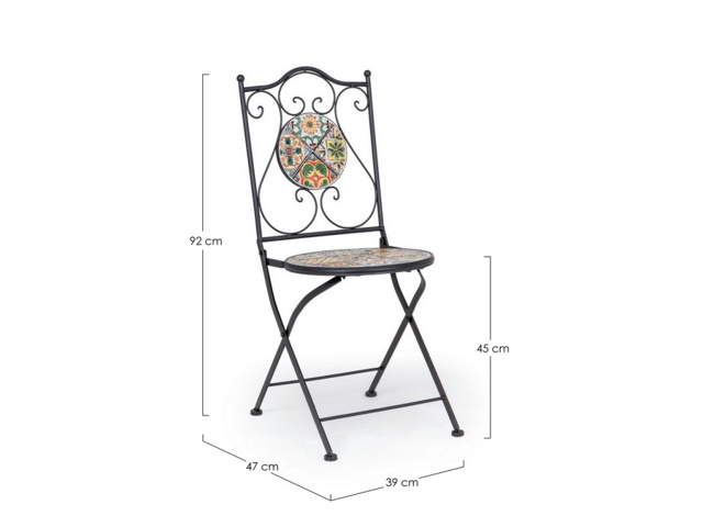 Sedia pieghevole naxos