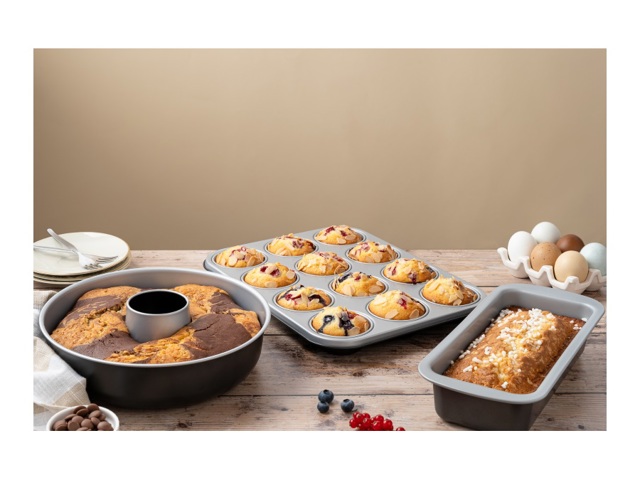 Patisserie, stampo 12 muffin 27x35 cm