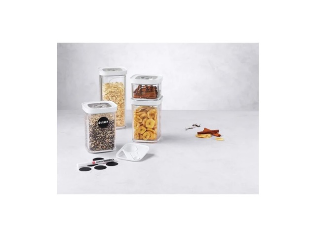 Fresh & save, cube set per sottovuoto, s / 6-pz, trasparente-bianco