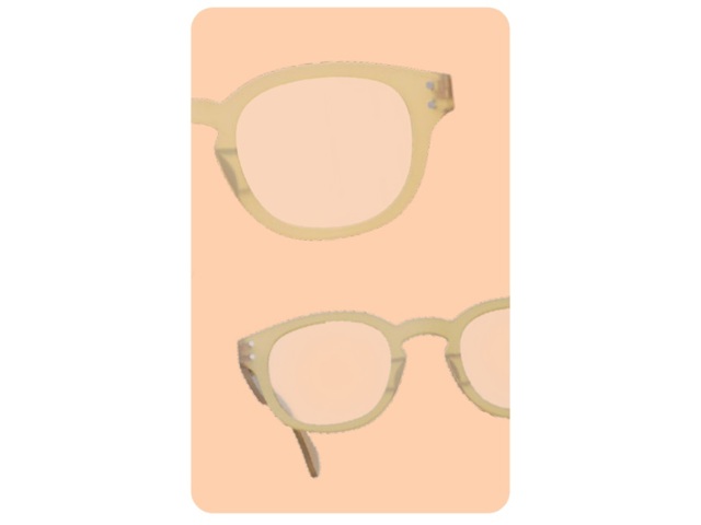 Occhiali da lettura, yellow peach